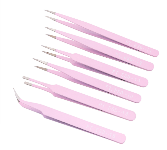 Nail Professional Anti-static Nail Tweezers Stainless steel tweezers