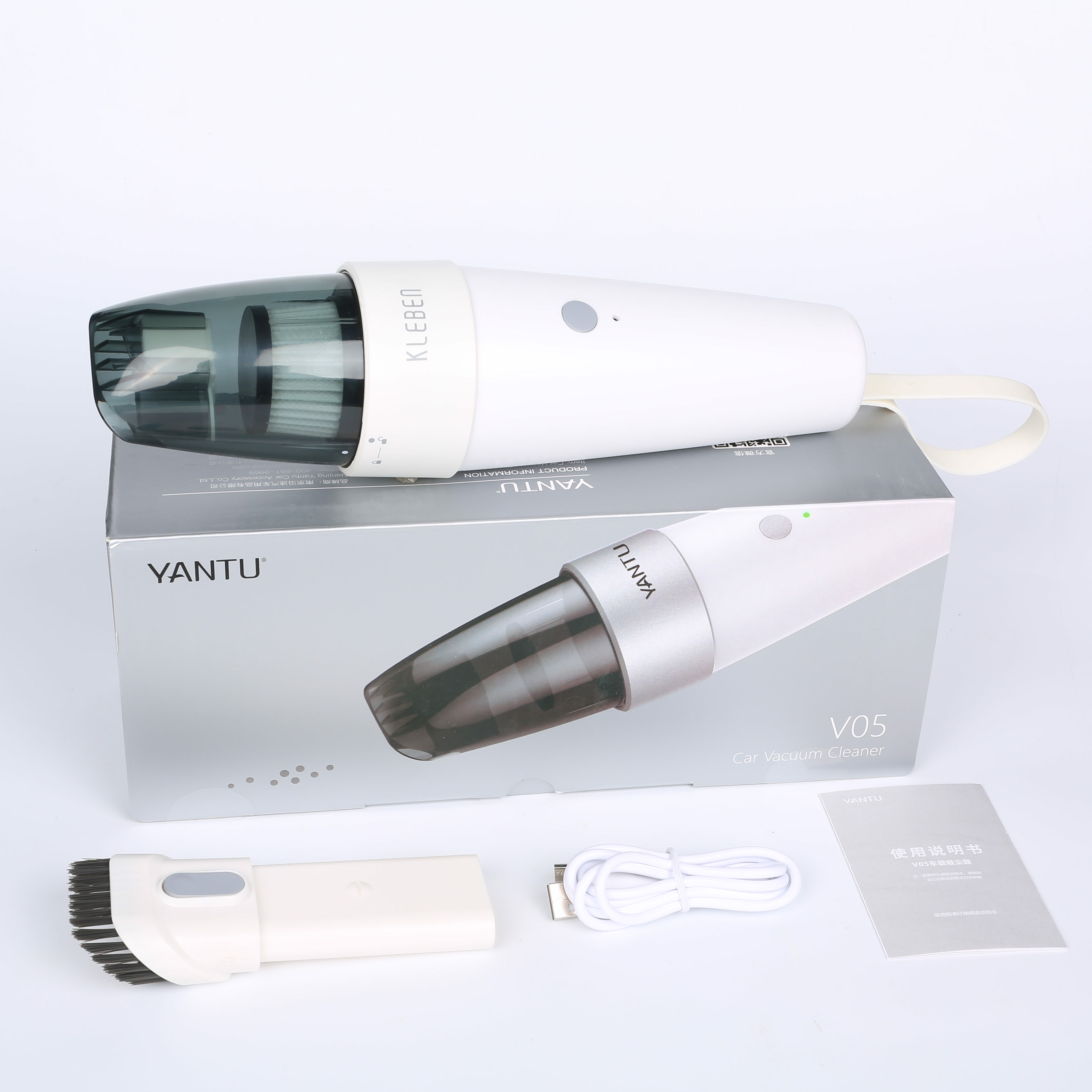 YANTU V05 12 в 120 вт беспроводной ручной влажный сухой мини 4500 па циклонный портативный мини-пылесос с KC
