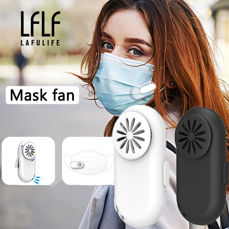 Best Seller Reusable Portable Mini Fan For Face Cover Clip-On Filter USB Rechargeable Exhaust Personal Wearable Air Purifiers