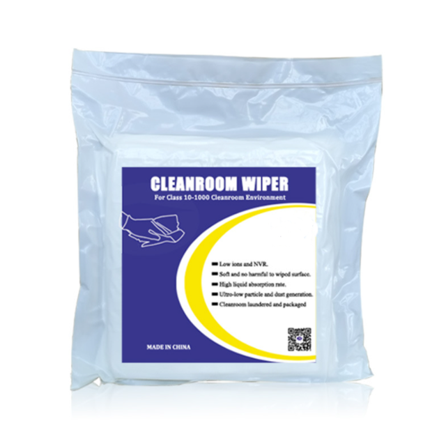 China Factory Direct Sale Cleanroom Wipe 100% Polyester 9 * 9 For Multi Ways Of Cleaning
