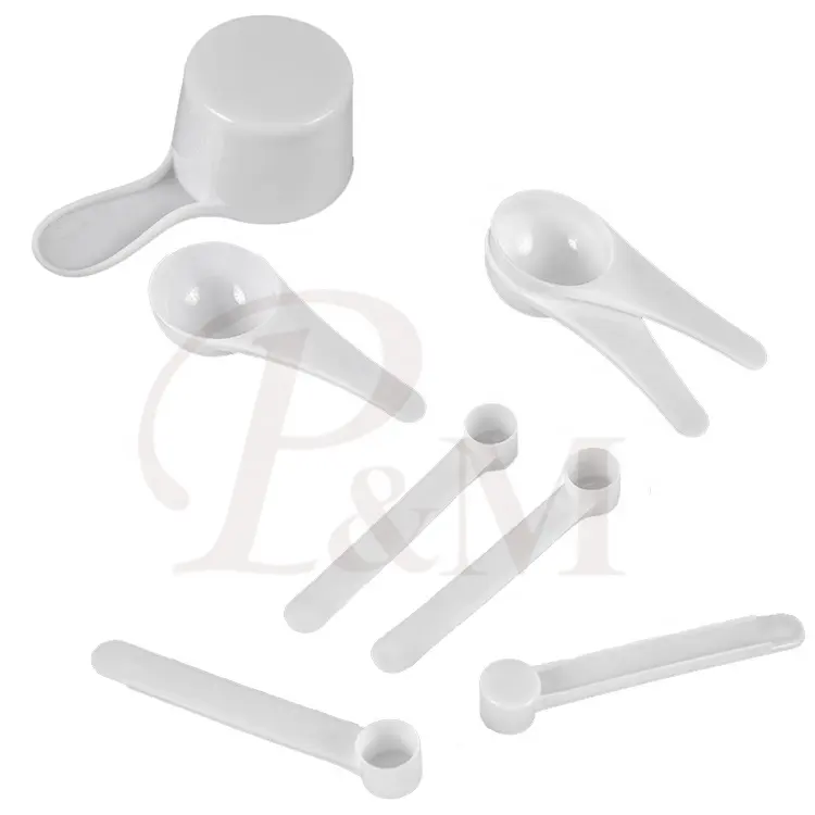10g P&M OEM customizable plastic spoon 20ml/10g plastic scoop