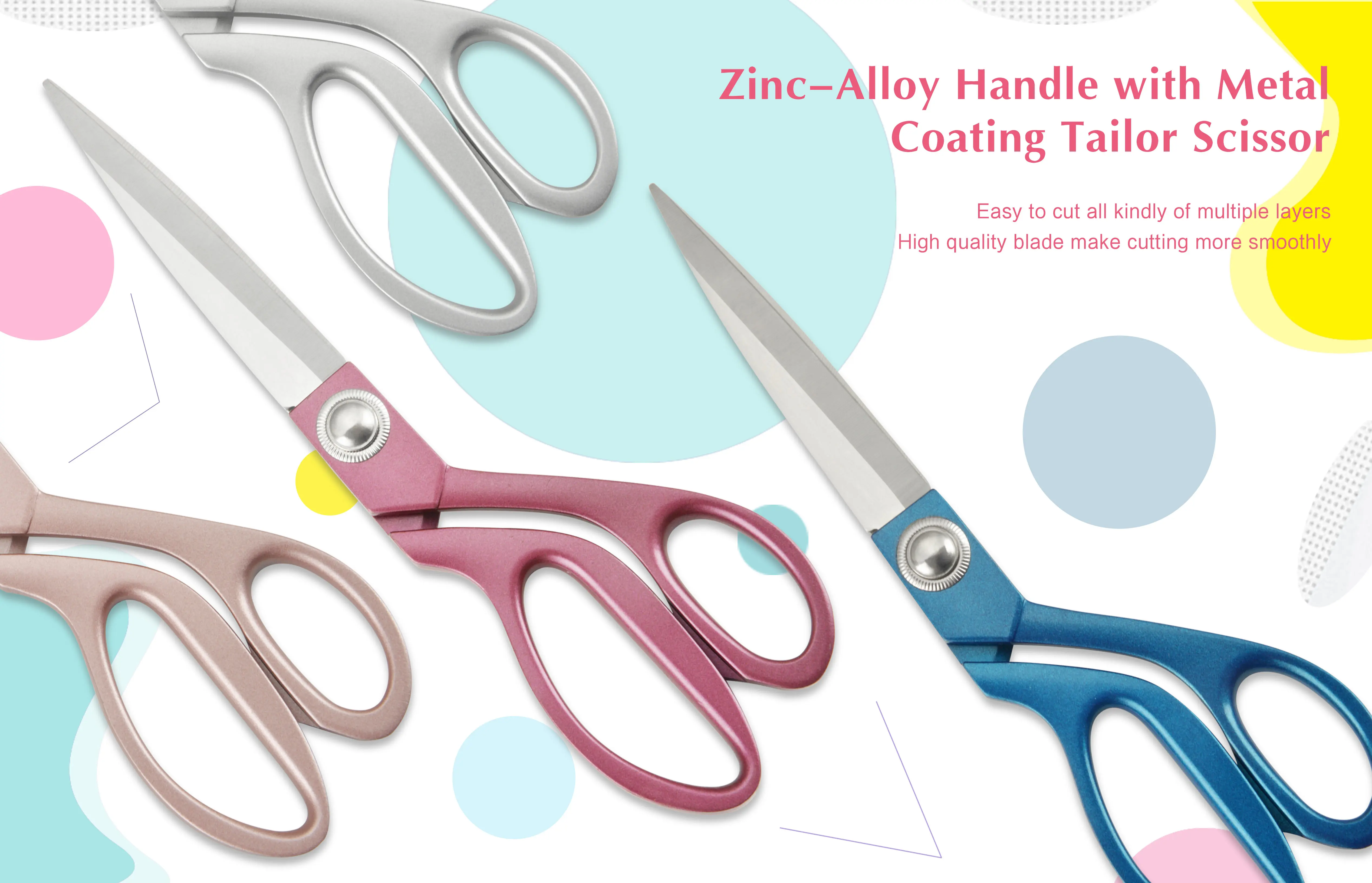 Amazon Hot Selling Scissors For Fabrics Fabric Cutting Scissors