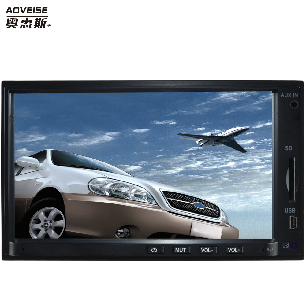 AOVEISE AV870 2 din 7 "беспроводной ЖК-дисплей BT автомобильный комплект DAB + аудио MP3/MP4/MP5 mucis плеер с поддержкой камеры