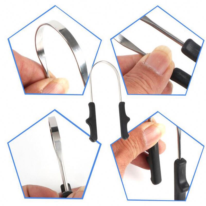 Stainless steel tongue cleaner scraper ,SY2d 304 stainless steel tongue scraper