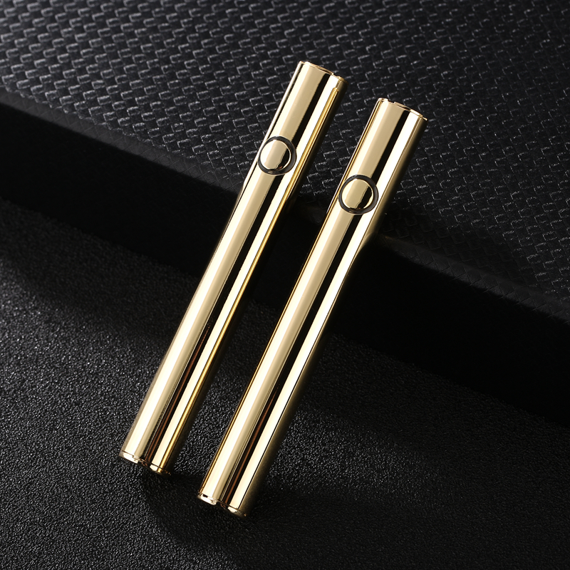 Высококачественная Золотая батарея для электронной сигареты 510 thread CBD Vape, батарея с переменным напряжением для батареи кнопки предварительного нагрева 15s