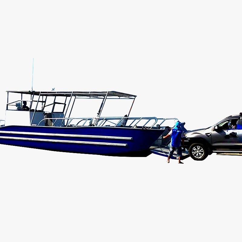 10m 33ft Aluminium CE standard cargo boat work barge landing craft for sale 6 tons loading capacity