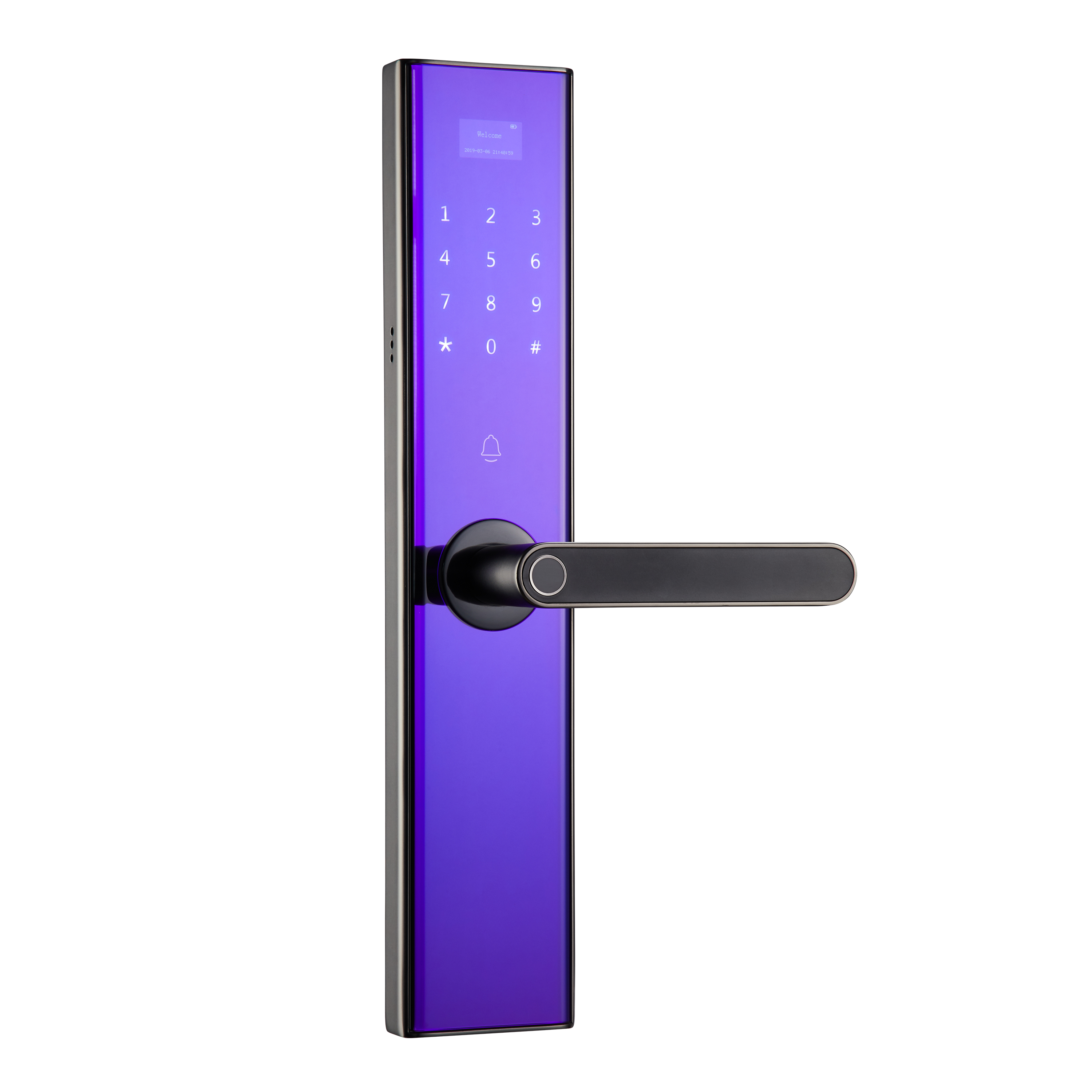 UNI-SEC hot-selling WIFI tuya phone security smart password biometric toilet door lock digital anti-theft apartment HML-1602F-B 