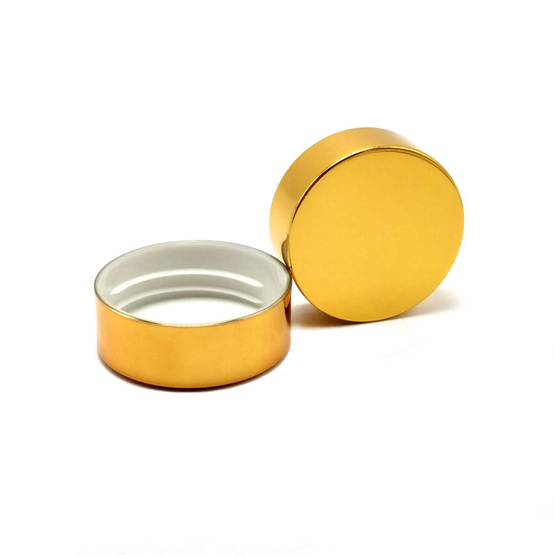 38-400 45-400 53-400 Metal cap Gold silver finish customizable With pressure sensitive sealing gasket aluminum foil sealing g