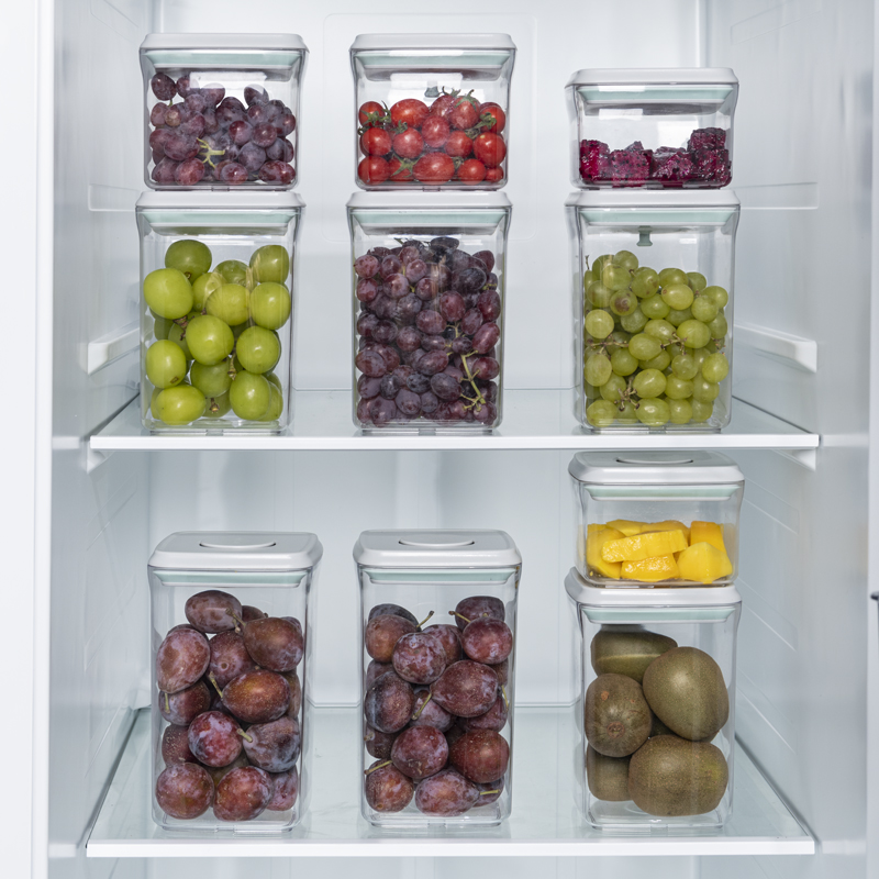 Hot Sales Sealed Cans home storage Dry Durable Food Canisters Clear Stackable Bpa-Free Pop Up Airtight food storage & container
