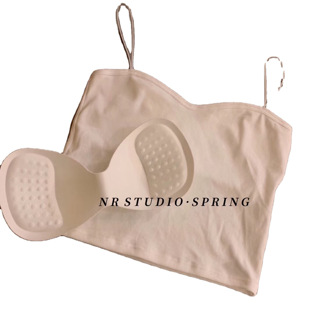 Women's Slim Vest Sexy Crop Top Female Top On Thin Straps Fashion Seamless Tops Underwear For Women