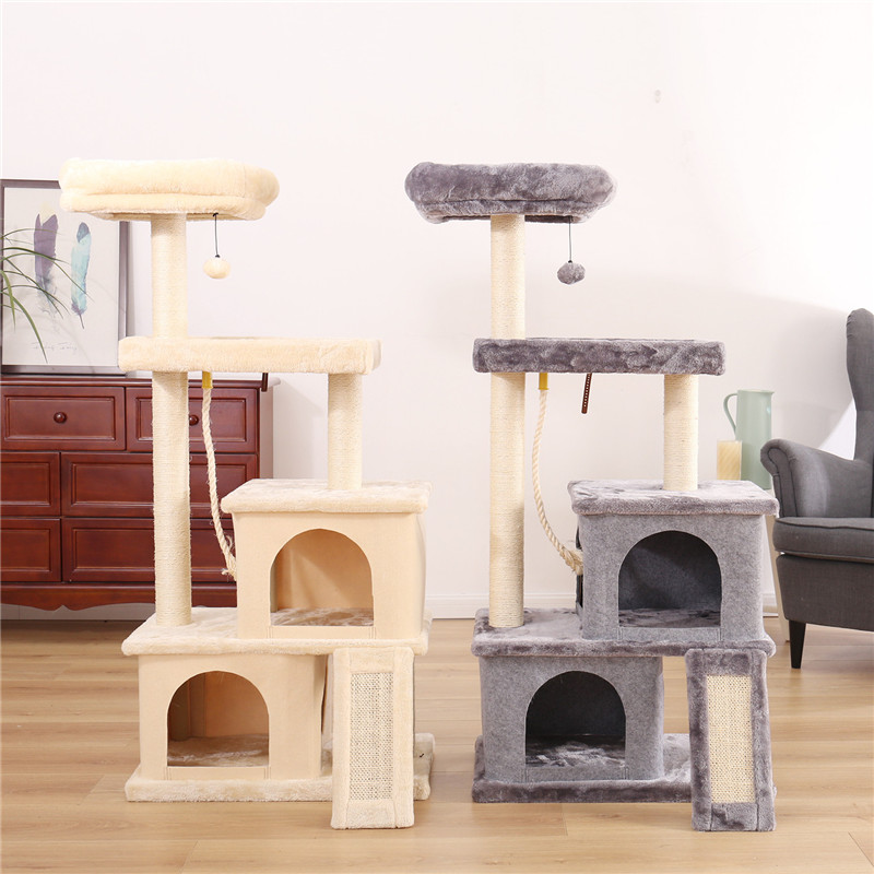 Strong Solid Cat Scratcher Simple Cat Climbing Frame Tree Toy