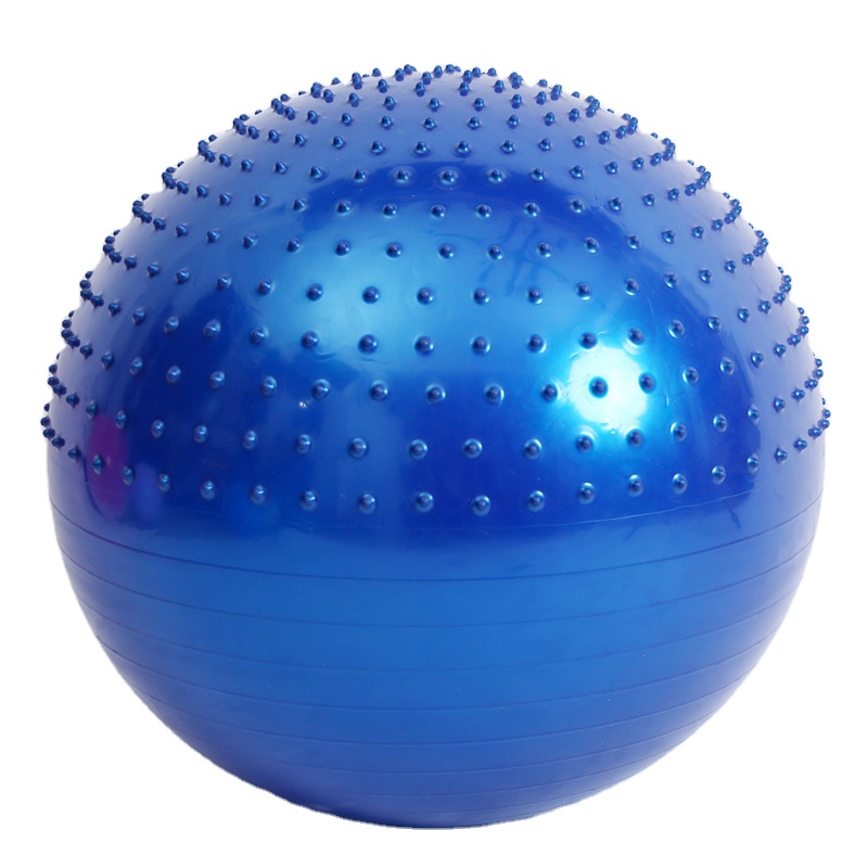 Wholesale PVC eco friendly custom logo massage yoga ball for yoga balance exercise 55cm 65cm 75cm