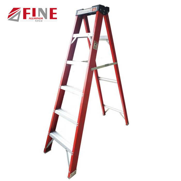 Multi Purpose Working Folding Fiberglass Ladder For Electician