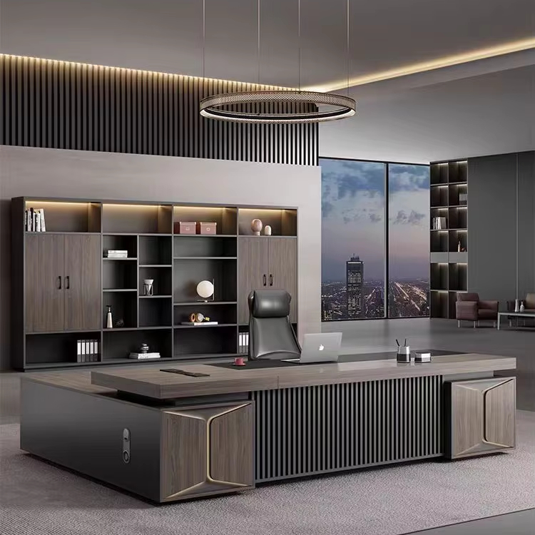 Meizhige wholesale factory popular wooden modern office furniture set ceo executive desk