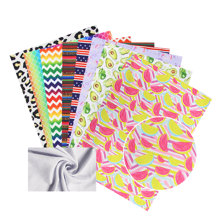Fashion Wholesale New Design Arrival Elastic Spandex Multi Pattern Garment Accessories Liverpool Bullet Knit Fabric DIY Bow