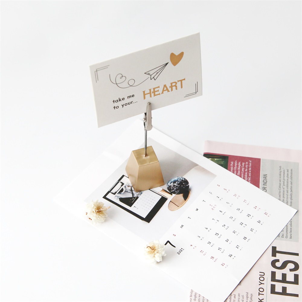 MAXERY Name Place Card Holders Table Number Holders Memo Clip Note Stand for Wedding Party Sign Food Cards Label