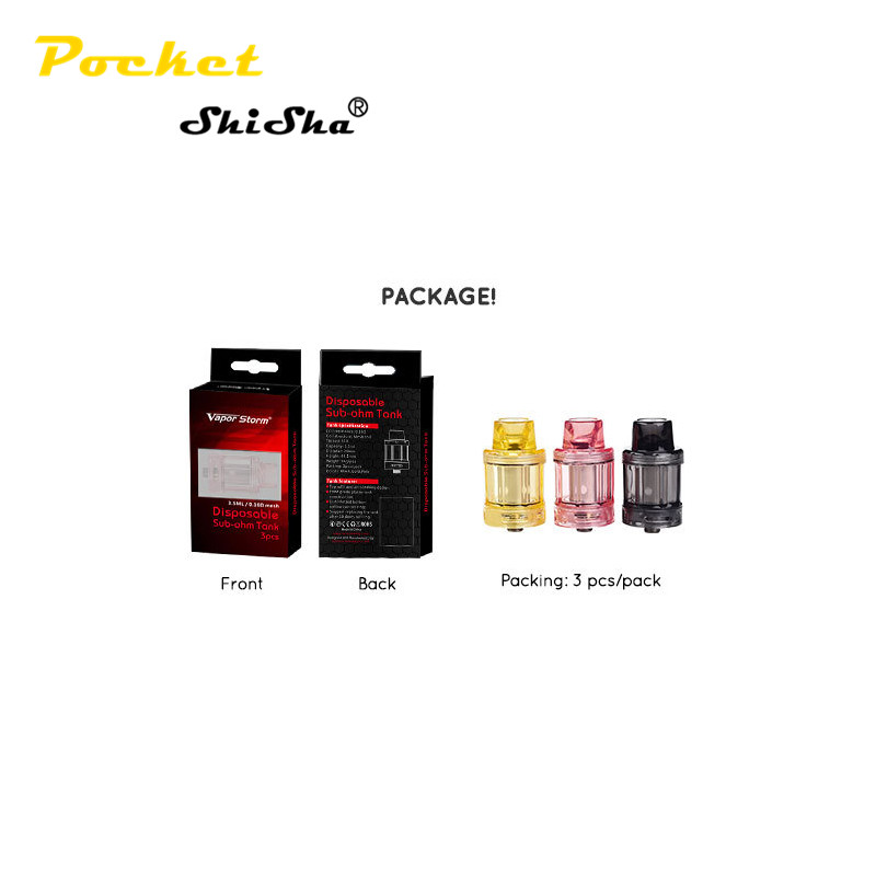 2020 электронная сигарета коробка мод Vape аксессуары VaporStorm одноразовый распылитель с Заводской ценой
