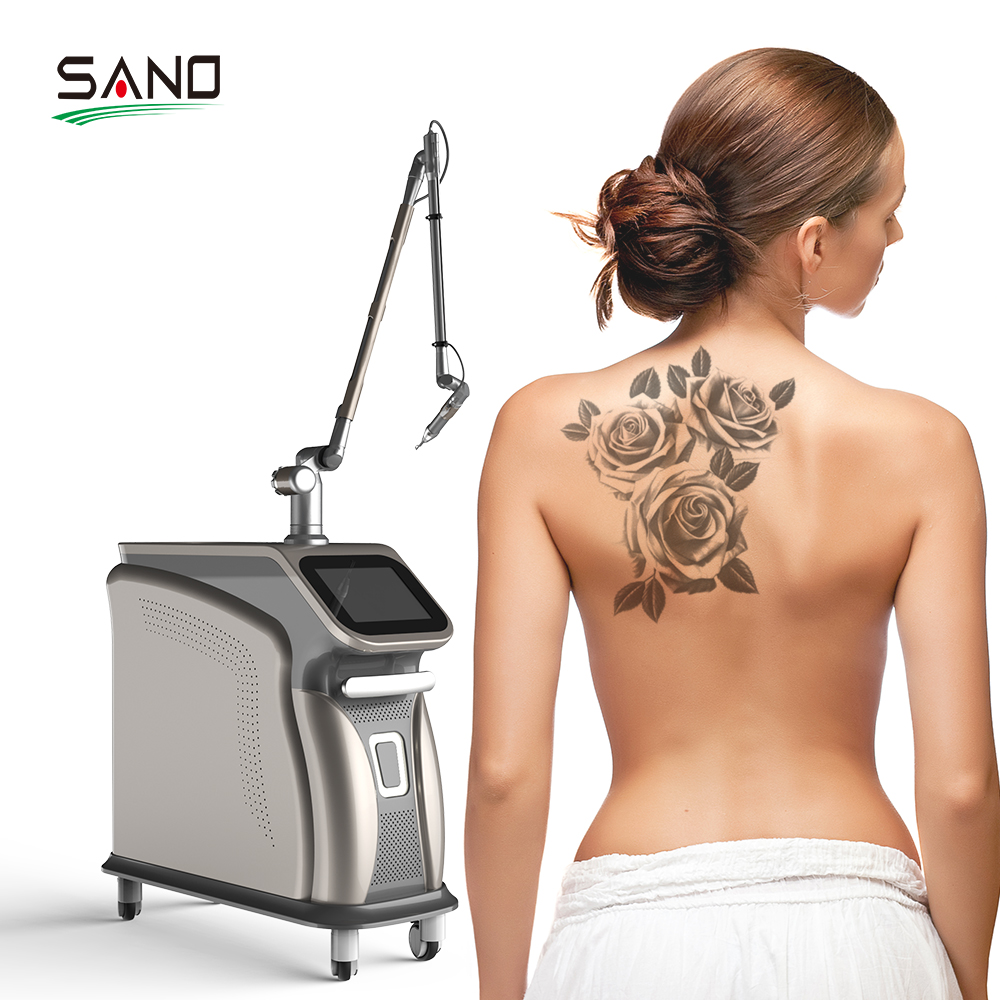 The Newest Picolaser Remove Freckles And Tattoo Removal Machine With Imported From Korea Light Guide Arm