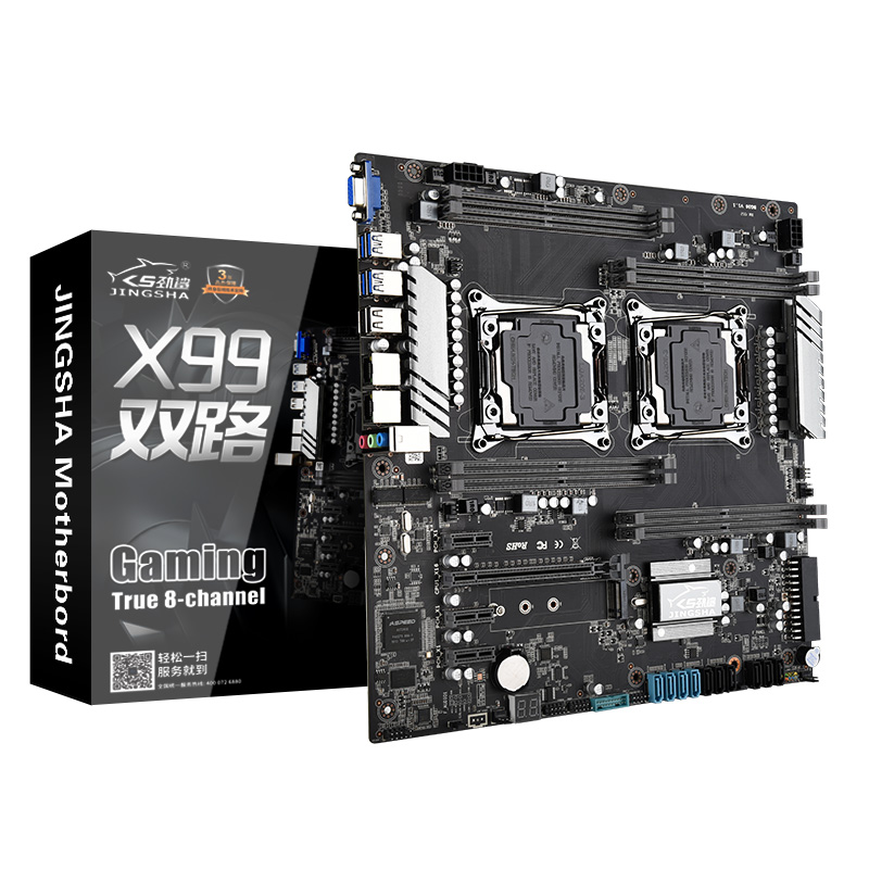 Jingsha X99 двухъядерный процессор LGA2011-3 REG DDR4 PC материнская плата с Цена по прейскуранту завода-изготовителя