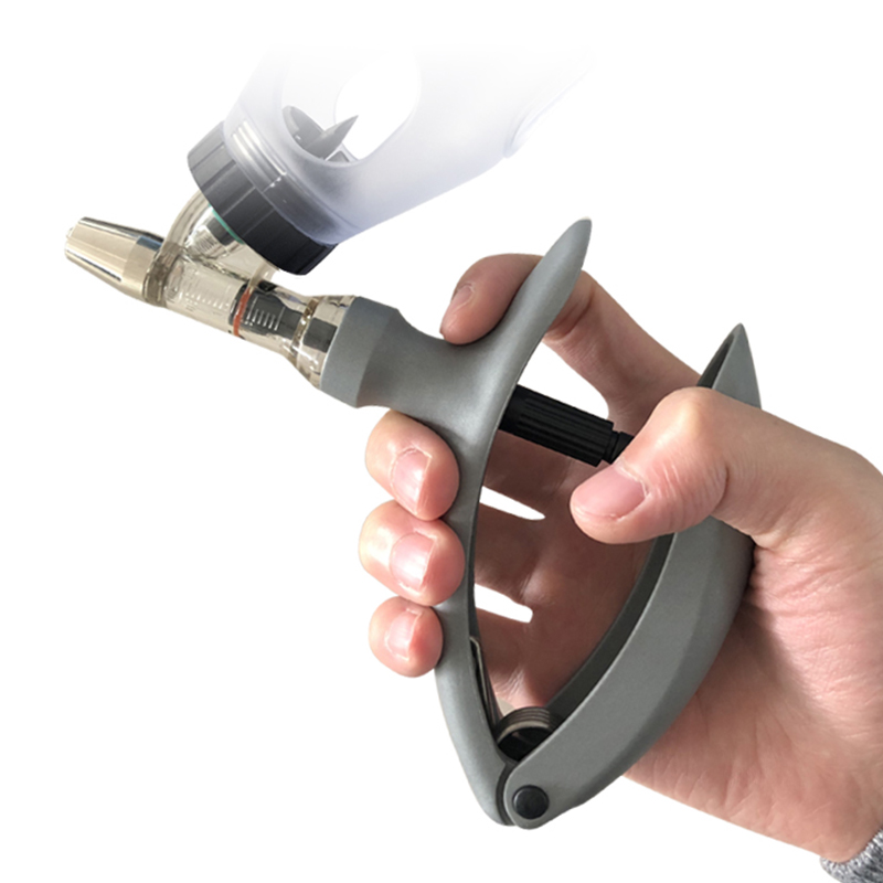 MSLH022 hot sales vaccine injection veterinary syringe  newest continuous syringe injector for animals
