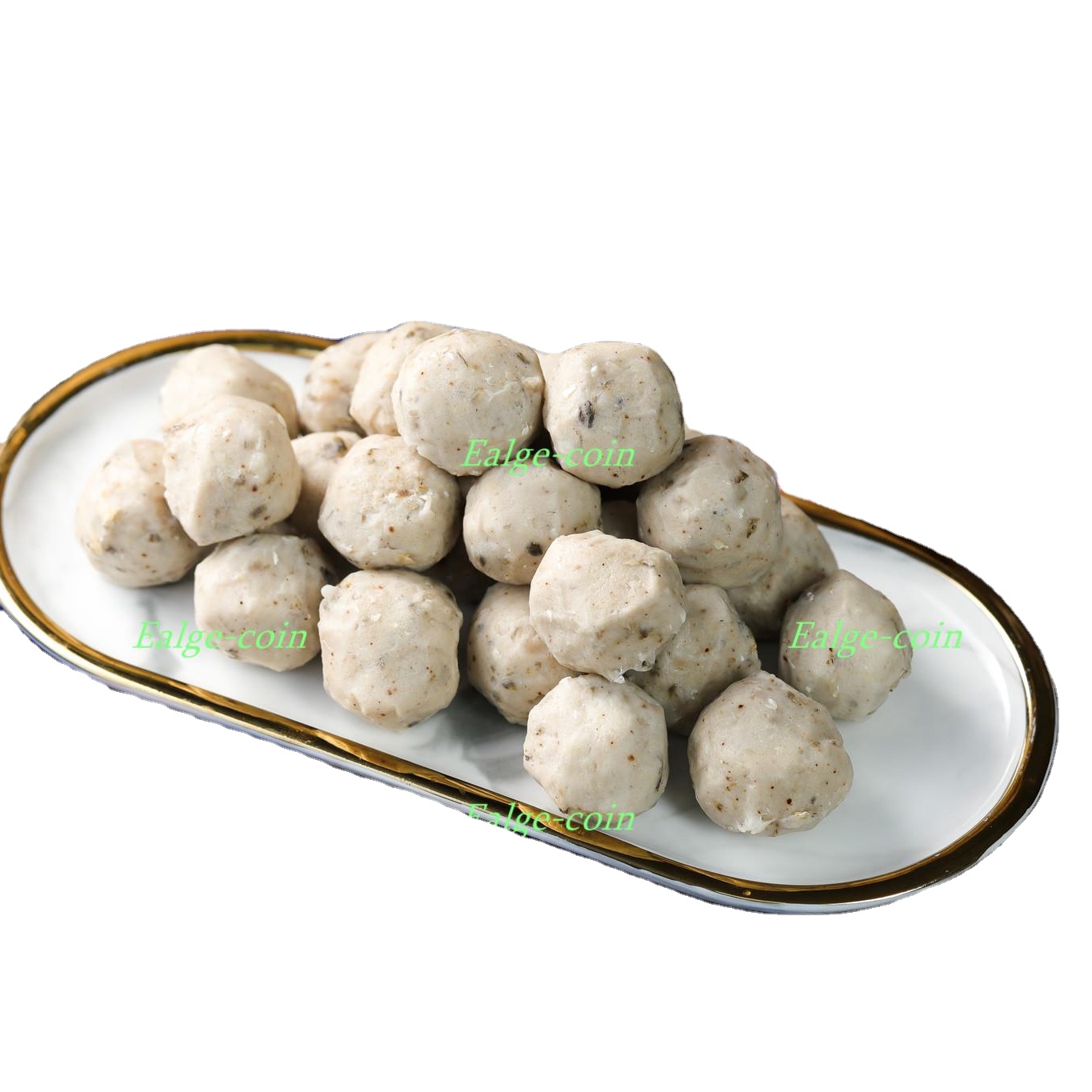 Hot Selling Seafood Snack Curry Fish Balls Frozen Halal Fish Ball Max Wholesale Bag Customize Traditional Item Time Storage Food