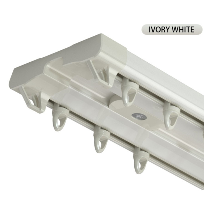 ceiling double curtain rail home decor high quality double rail curtain Track double roller blind curtains tracks