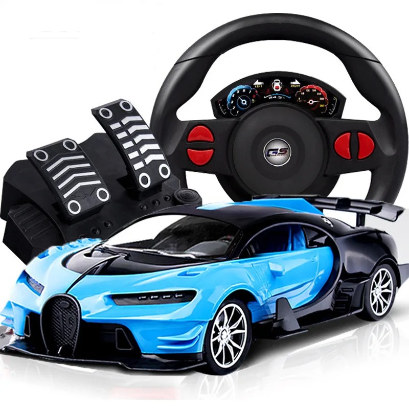 EPT 1:16 4-Channel 4Wd Remote Control Toys Car Racing Drifting Toy Super Car with Pedal Remote Controller