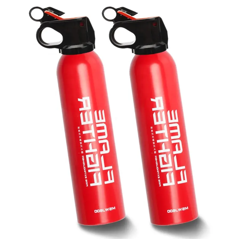 Car fire extinguisher car home dual-use fire equipment 3C national standard 600ML water-based color box with rack