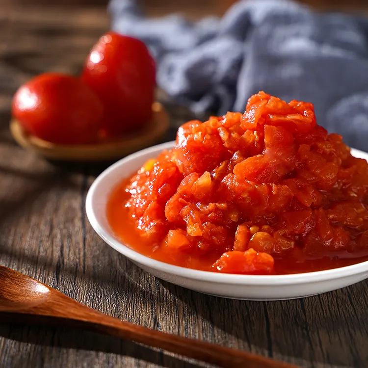 top Quality healthy food customized diced tomato with your label