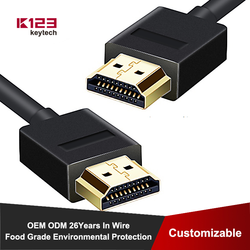 Высокоскоростной кабель HDMI 2,0 4K 1080P 3D для HD ТВ XBOX PS3 фута, компьютерный кабель, 0,3 м 1 м 1,5 м 2 м 3 м 5 м 7,5 м 10 м