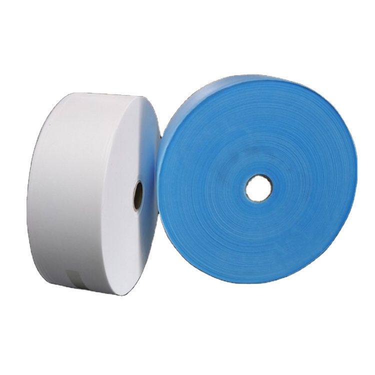 Высококачественный белый синий SS 25gsm PP spunbond нетканый материал для маски внутренний и внешний слой