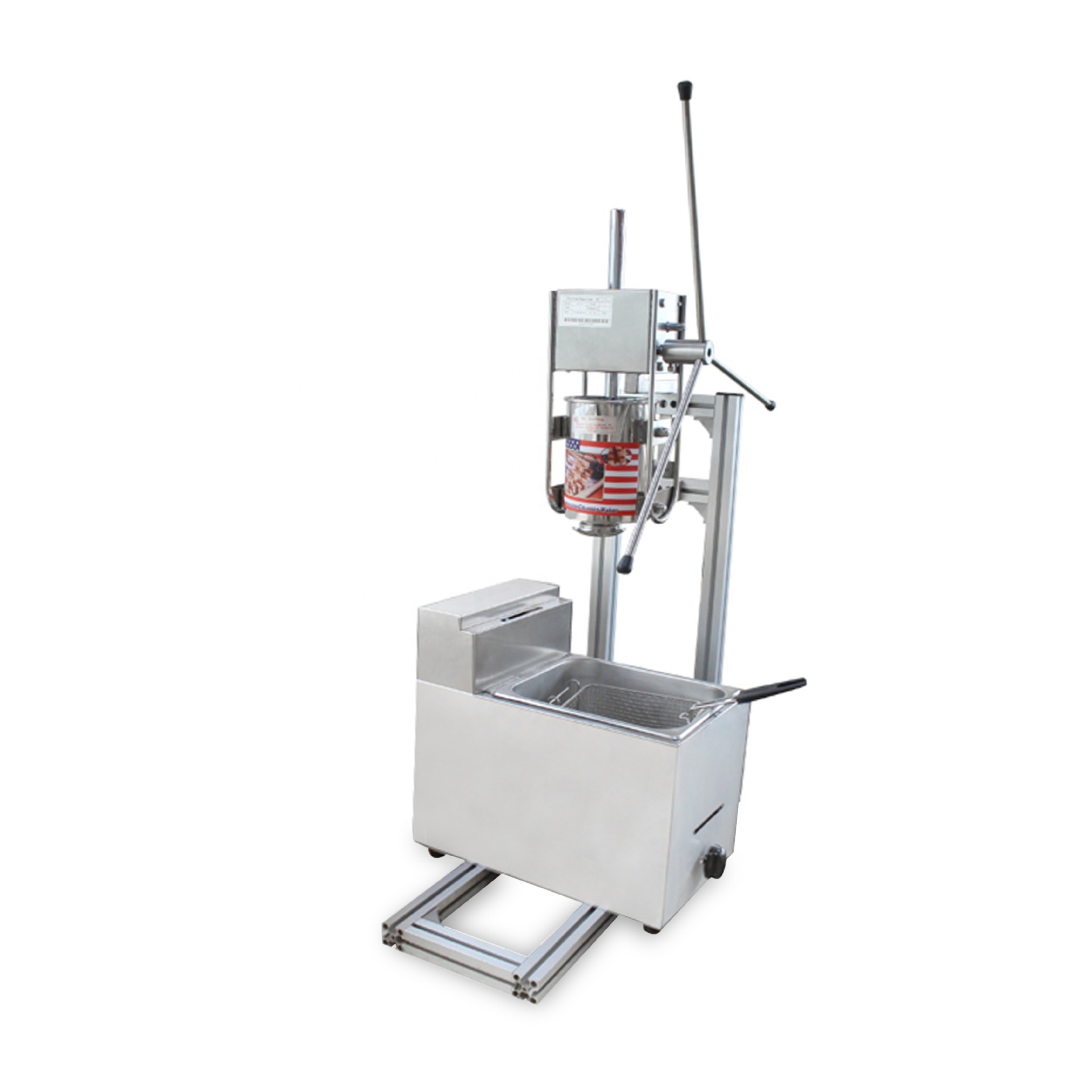 Высококачественная автоматическая газовая модель Churros Churrera Maker Churros Making Machine 6L