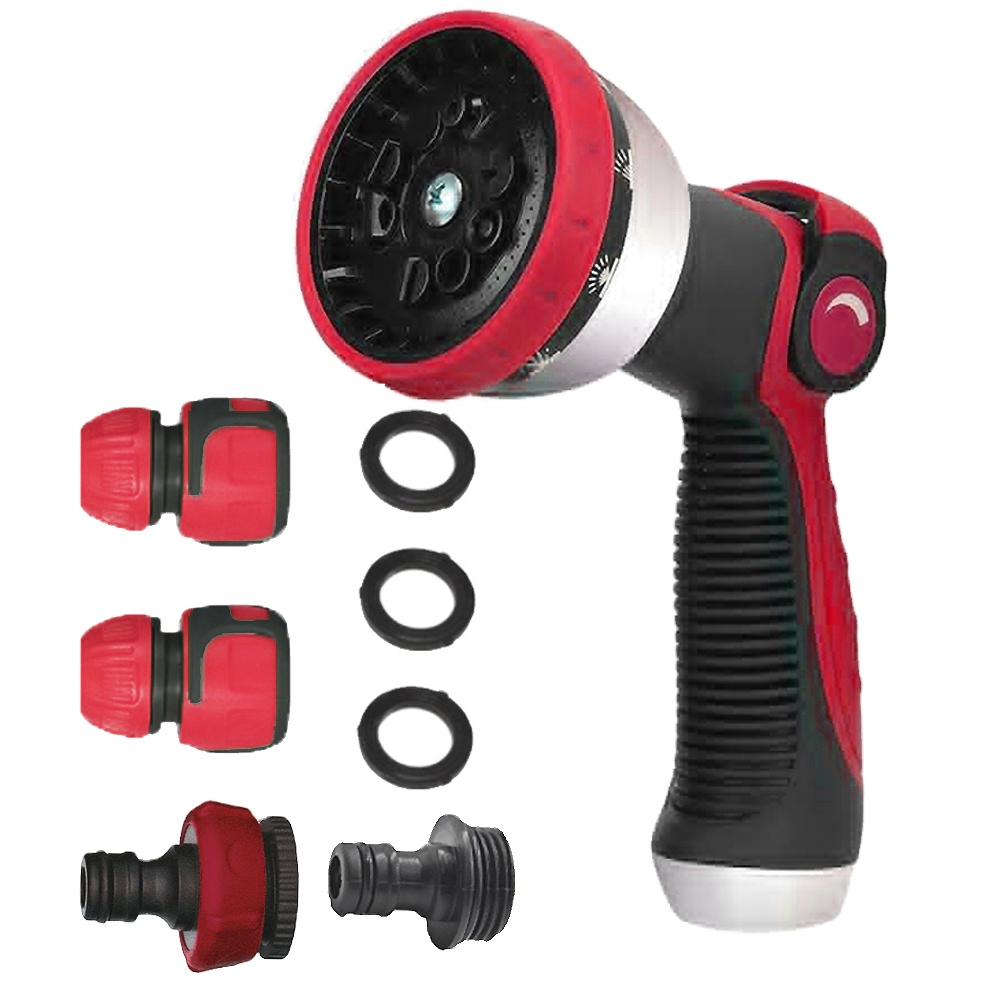 Wholesale 10 Function Adjustable Portable Watering Gun Garden Hose Nozzle Water Spray Guns