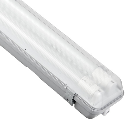 IP65 Светодиодное освещение 1x18 Вт 1x36 Вт 60 Вт-1 шт. 2x18 Вт 2x36w 2x60 Вт 60 см 120 см 150 см 2ft 4ft 5ft IP65 T8 водонепроницаемые флуоресцентные матовые лампы настенный светильник