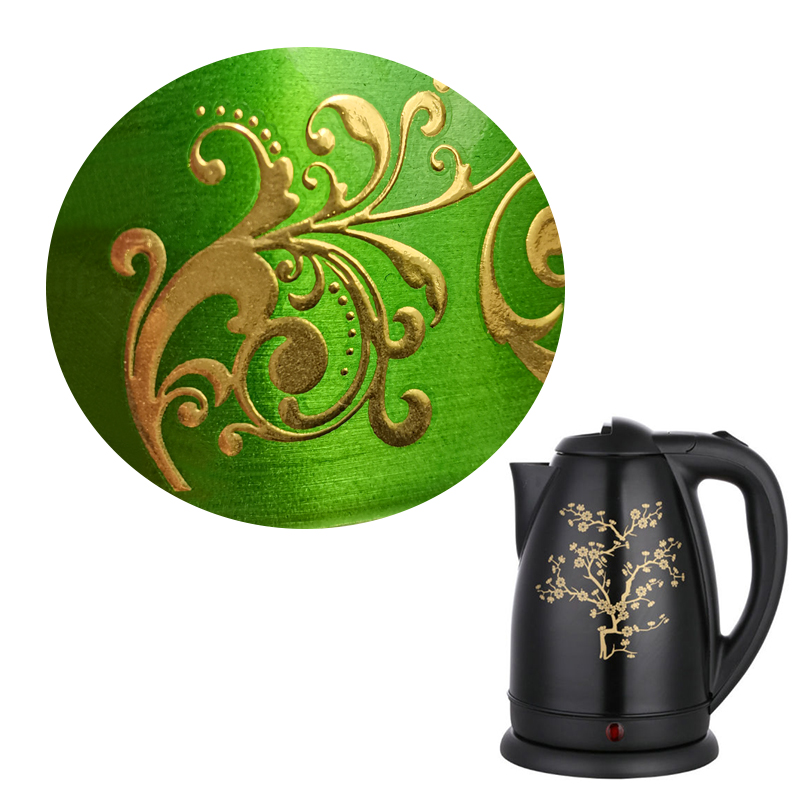 Wholesale New Designer Water Transfer Decal 60*80cm Scratch Resistant Water Slid Stickers Printing for Stainless Steel Kettle