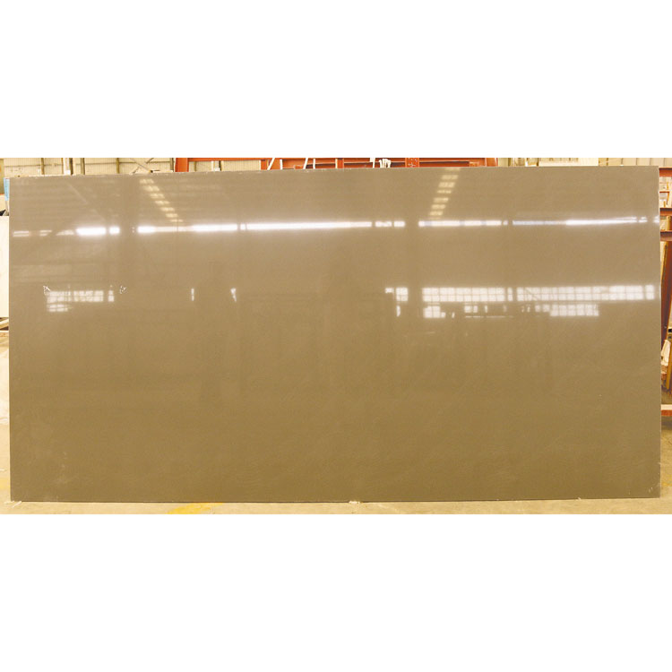 Yellow beige color quartz stone slabs artifcicial quartzite stone slabs