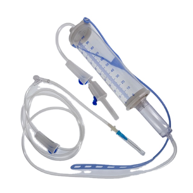 100ml 150ml 200ml Paediatric Burette Set Volumetric Infusion Fluid Giving Set