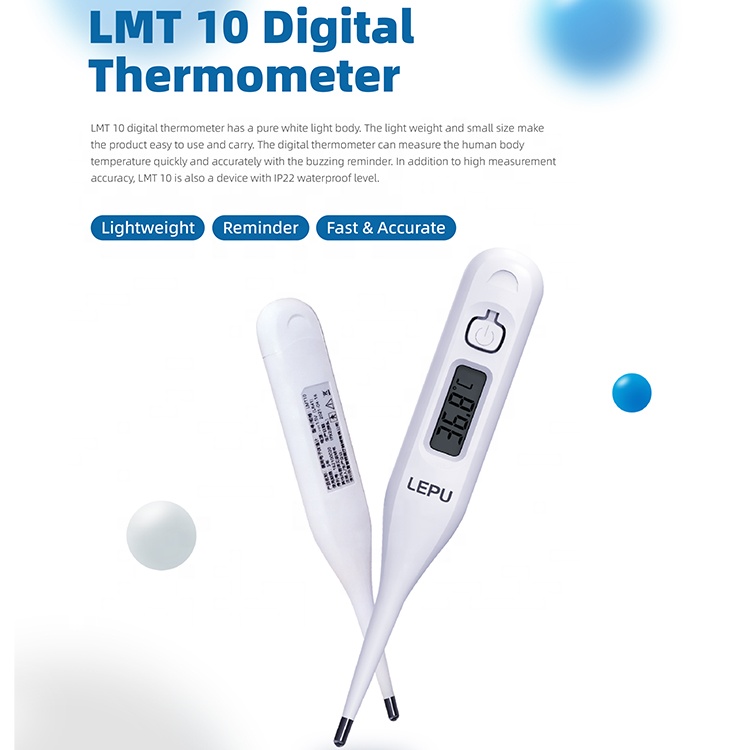 Lepu Electronic Child Adult Body Digital LCD Thermometer Medical Hospital Use Home Use Oral Baby Digital Electronic Thermometer
