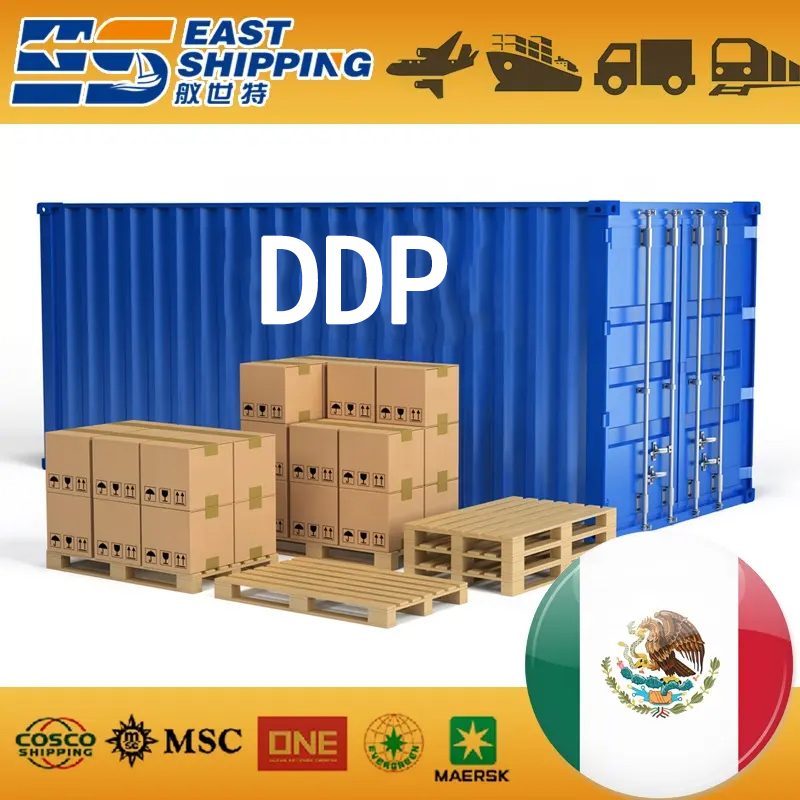 Морской транспортный экспедитор DDP, China Shipping Agent products из Гонконга в Мексику Ningbo Dat Dpu Lcl от двери до двери