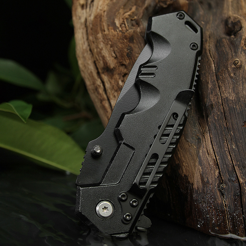 Hot sale wholesale price outdoor folding pocket knife stainless steel universal survival cutter knife