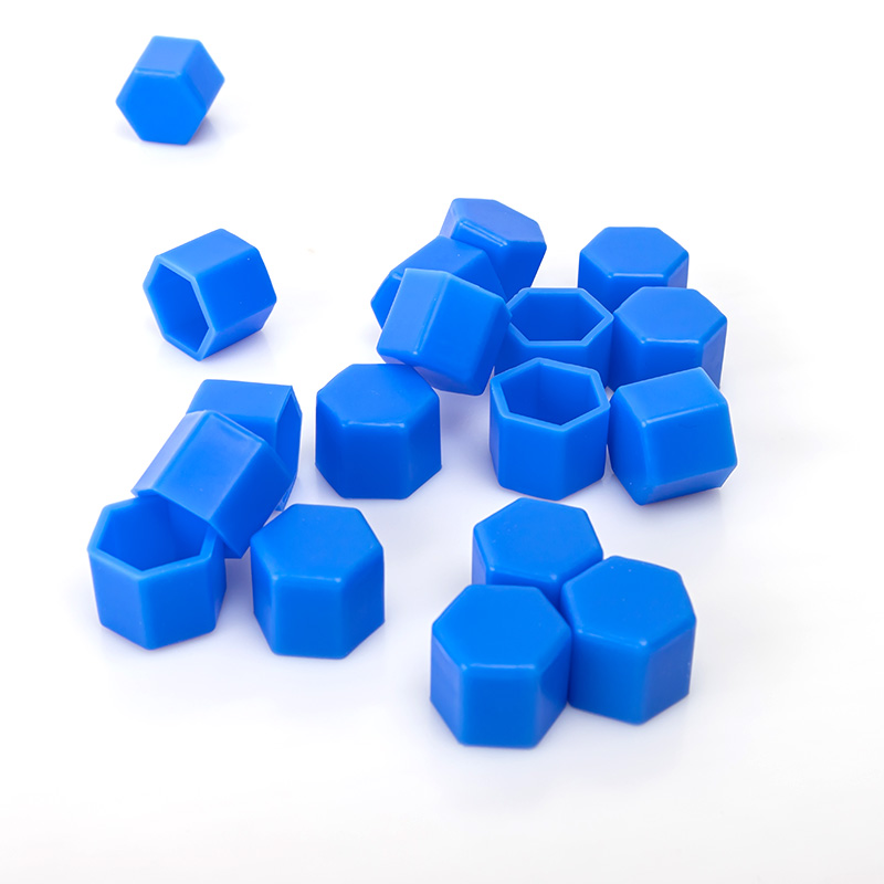 A set of 20pcs 15mm Colorful Silicone Car Wheel Nut Screw Cover