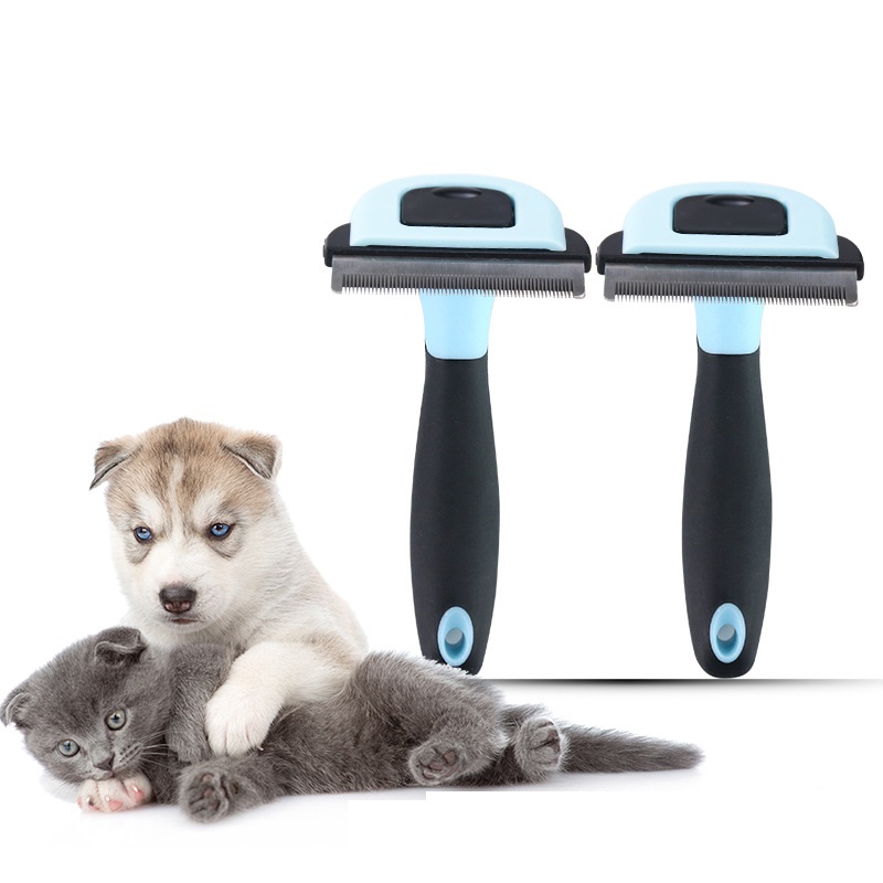 Amazon New Release Safe Long Or Short Dog Hair Removal Trimmer Deshedding Tool Pet Grooming Brush
