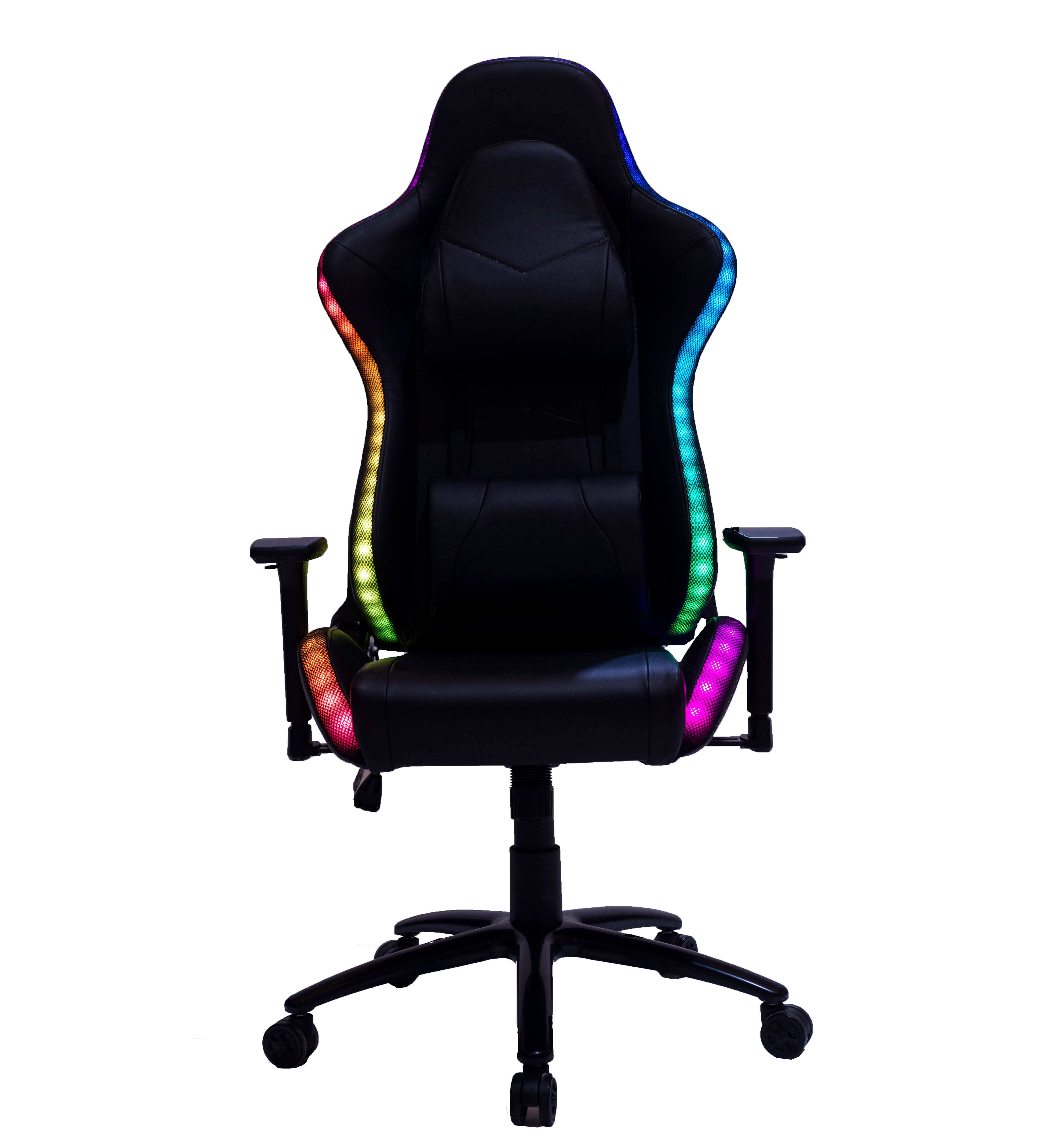 8359 роскошное стильное красочное кресло с откидывающейся спинкой RGB, светящееся игровое кресло со светодиодной подсветкой