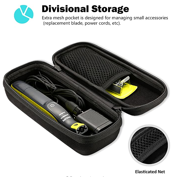 Factory Custom EVA Hard Case for Philips Norelco OneBlade Trimmer Shaver Case