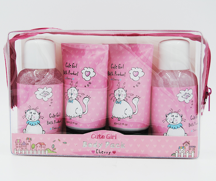 Wholesale Cute Moisturizing Skin Soothing Whitening Bath Spa Gift Set for Girls Body Care