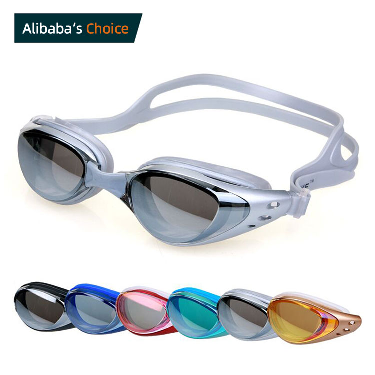 No leaking anti fog uv protection professional adult waterproof prescription swim goggles swimming goggles