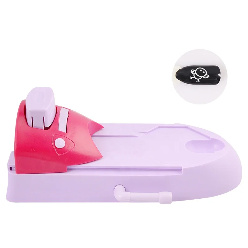 Lidan Multifunctional Nail Printing Machine DIY Painting Machine Easy To Operate Manual Nail Printing Machine Set