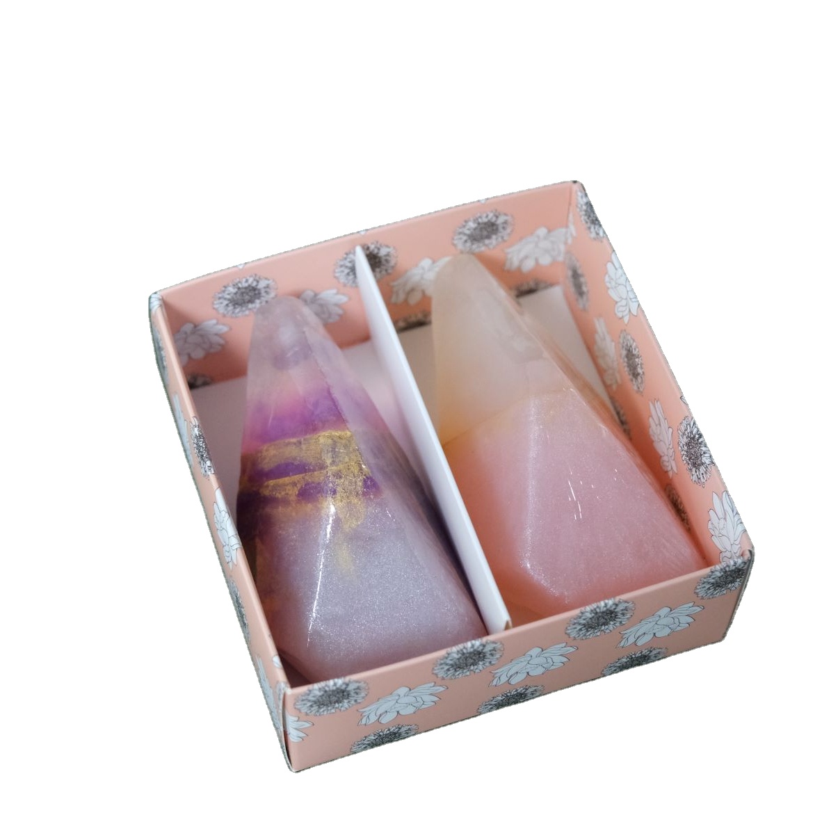 Natural Crystal Material bars natural facial soap Infused Crystal