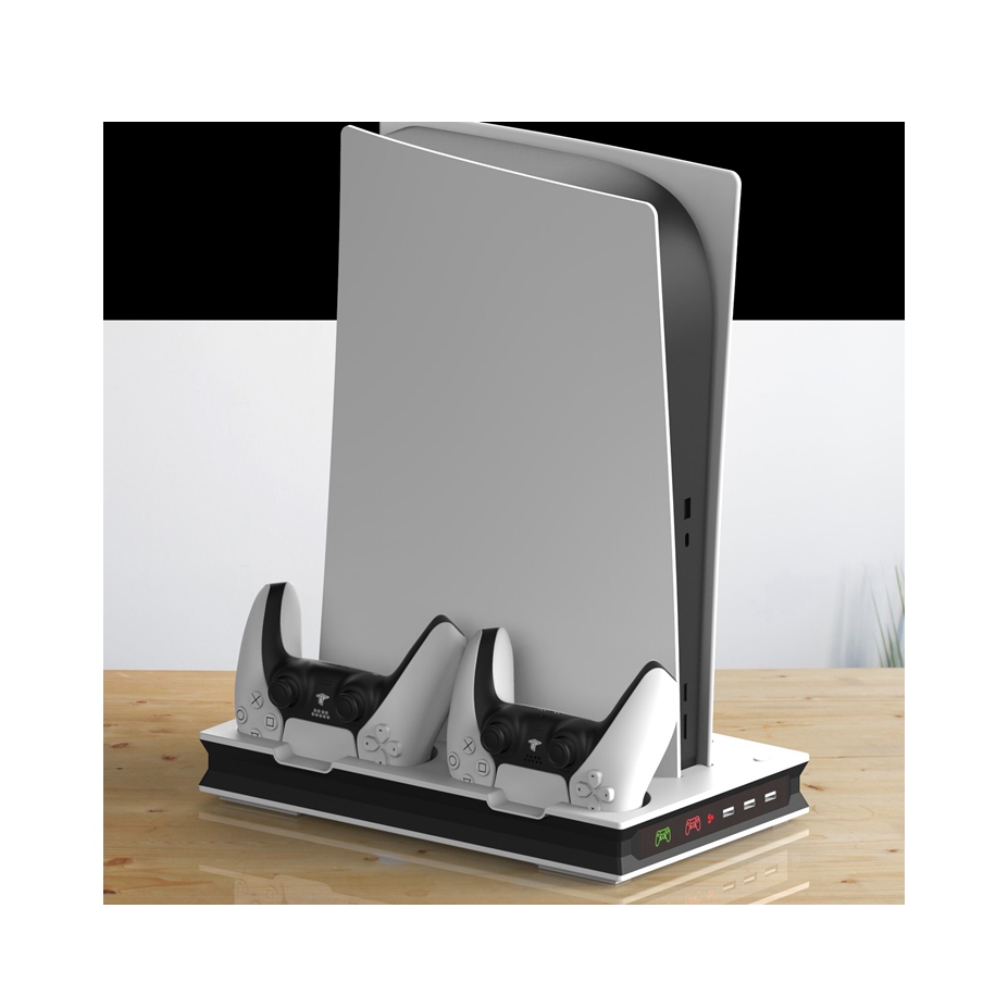 CoolRabbie Cooling Fan With Controller Charger For PS5 Vertical Stand