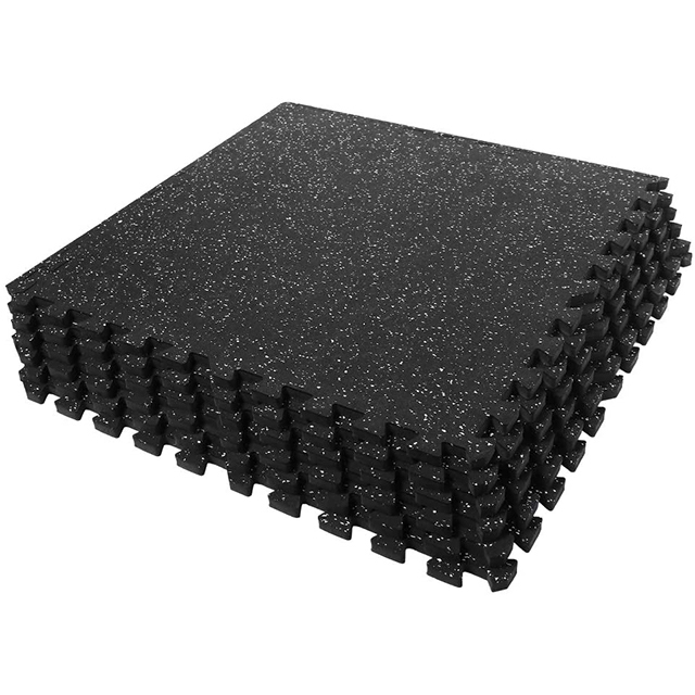 Factory Price Protective Flooring Sports Exercise Fitness Stable Puzzle Natural Rubber Mat for gym